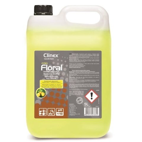 CLINEX FLORAL do pogłóg Floral Citro 5L