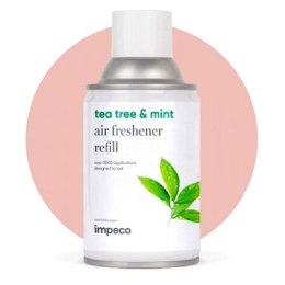 Impeco Freshener - Odświeżacz powietrza w sprayu, wkład, 270 ml - Tea tree & mint