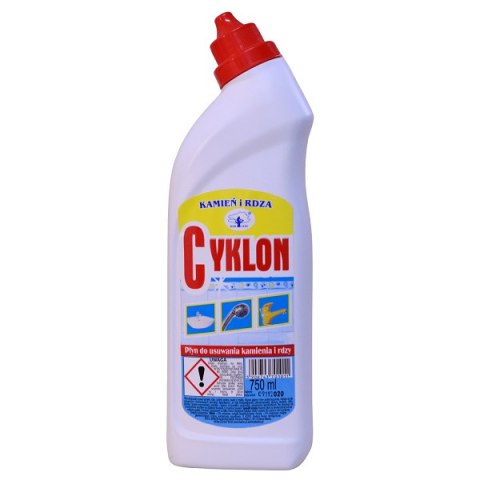 Płyn do WC CYKLON kamień i rdza 750ml.