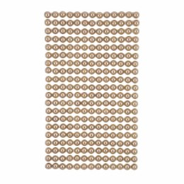 Perełki samoprzylepne 6mm 260szt beige