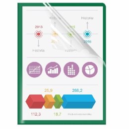 Obwoluta A4 L zielona Biurfol