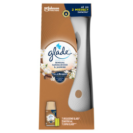 Odświeżacz GLADE urządzenie + Drzewo sandałowe i jaśmin 269ml.